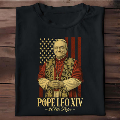 Pope Leo XIV, 267th Pope With American Flag
