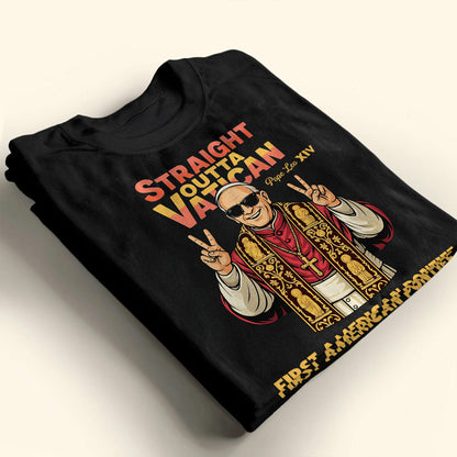 Straight Outta Vatican First American Pontiff, Pope Making Peace Sign