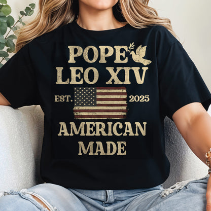 Pope Leo XIV, American Made Olive Branch and American Flag