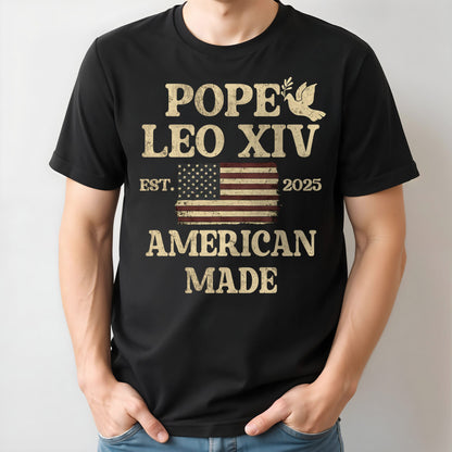 Pope Leo XIV, American Made Olive Branch and American Flag