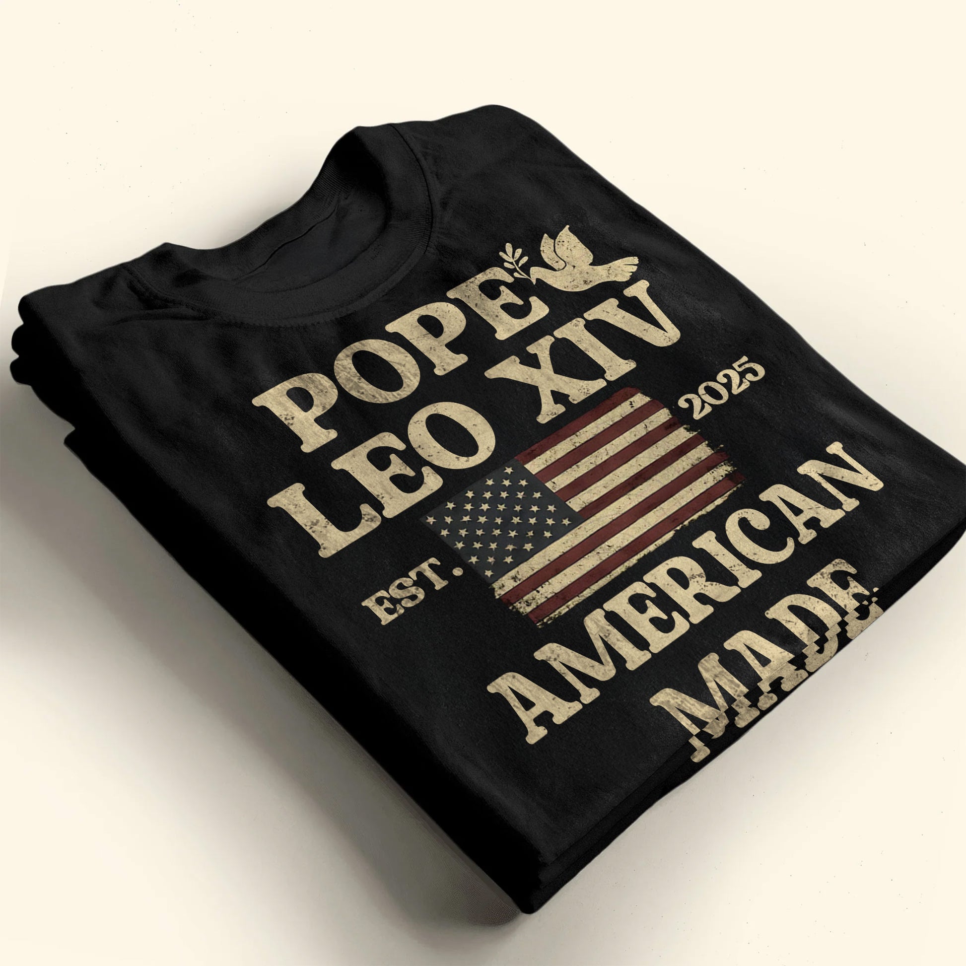 Pope Leo XIV, American Made Olive Branch and American Flag