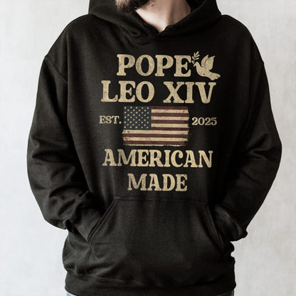 Pope Leo XIV, American Made Olive Branch and American Flag