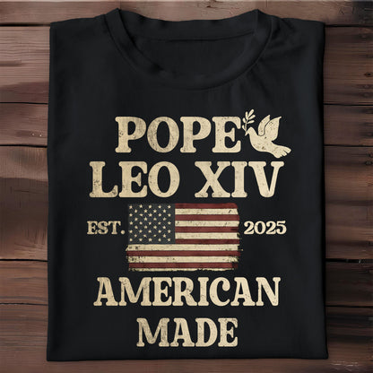Pope Leo XIV, American Made Olive Branch and American Flag