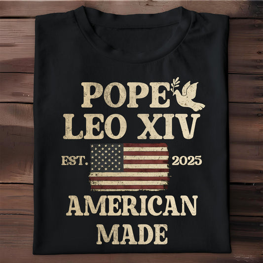 Pope Leo XIV, American Made Olive Branch and American Flag