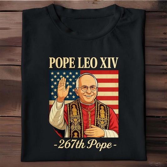 Pope Leo XIV, 267th Pope, American Flag