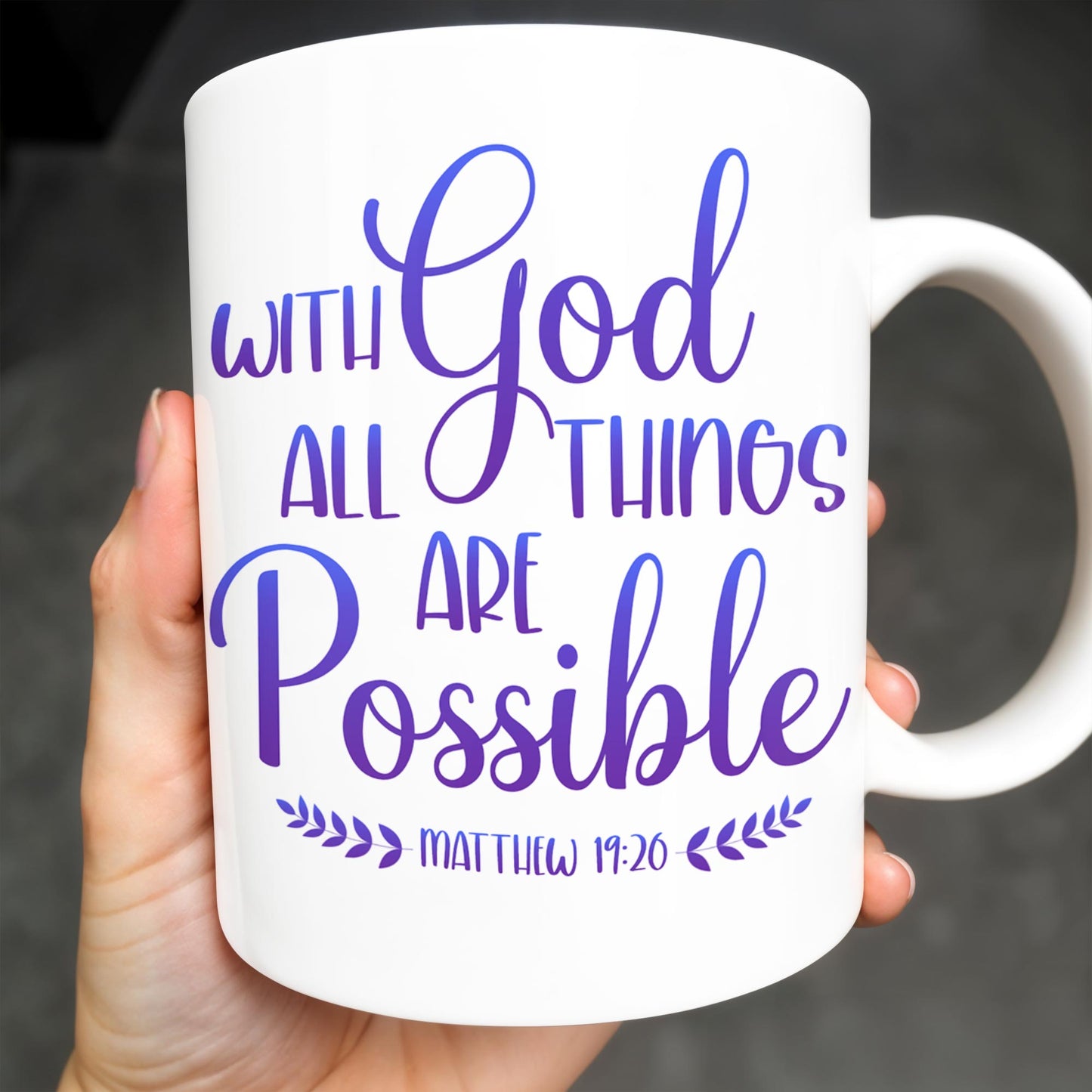 With God All Things Are Possible, Religious Quote
