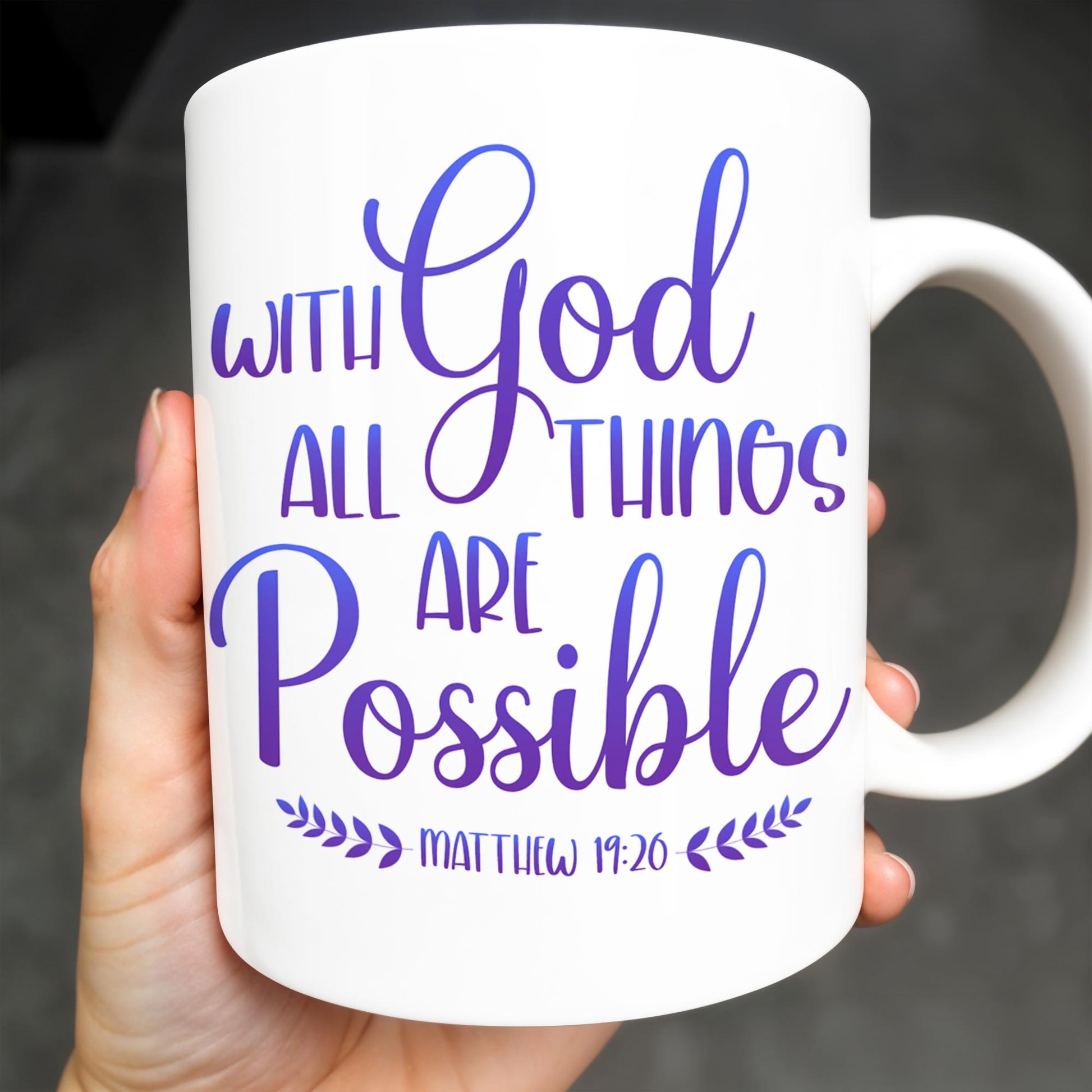 With God All Things Are Possible, Religious Quote
