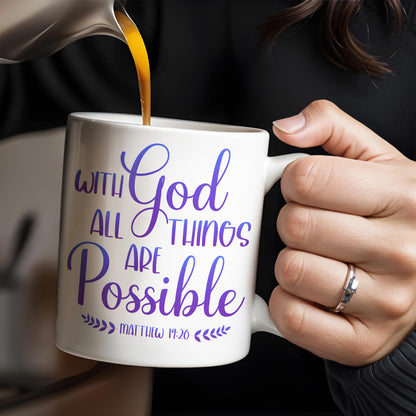 With God All Things Are Possible, Religious Quote