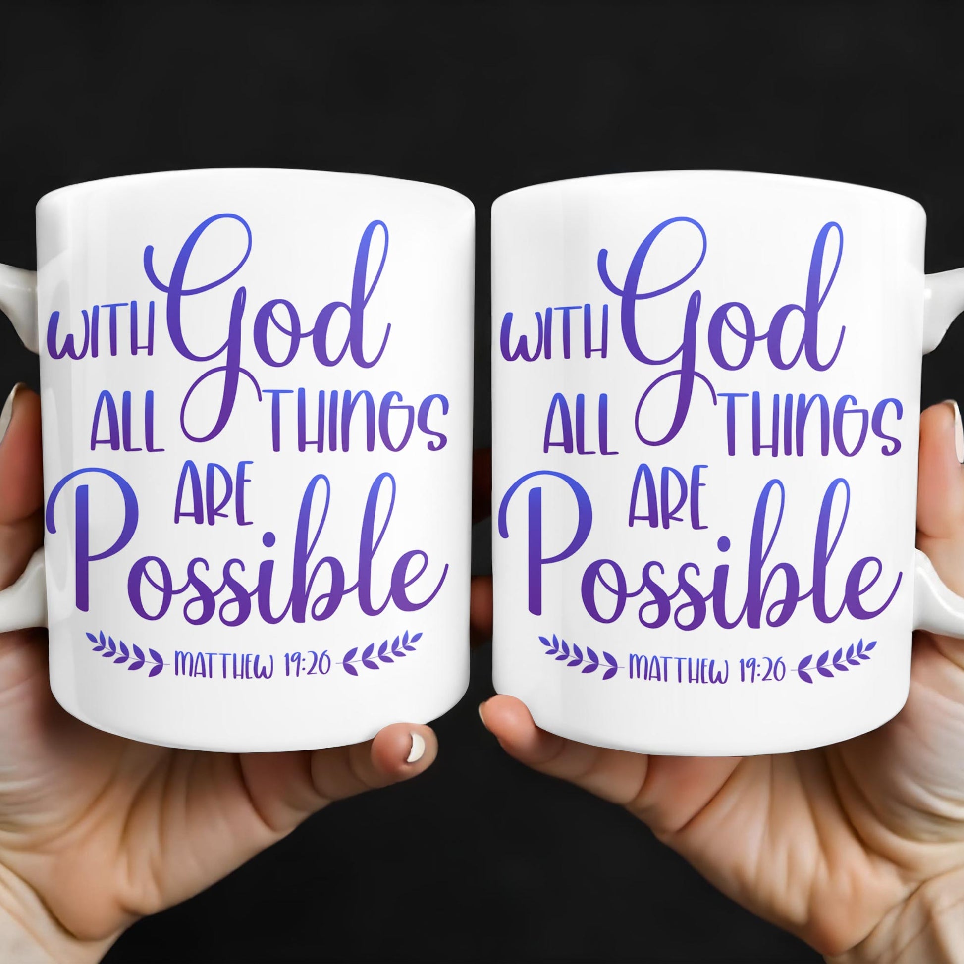 With God All Things Are Possible, Religious Quote
