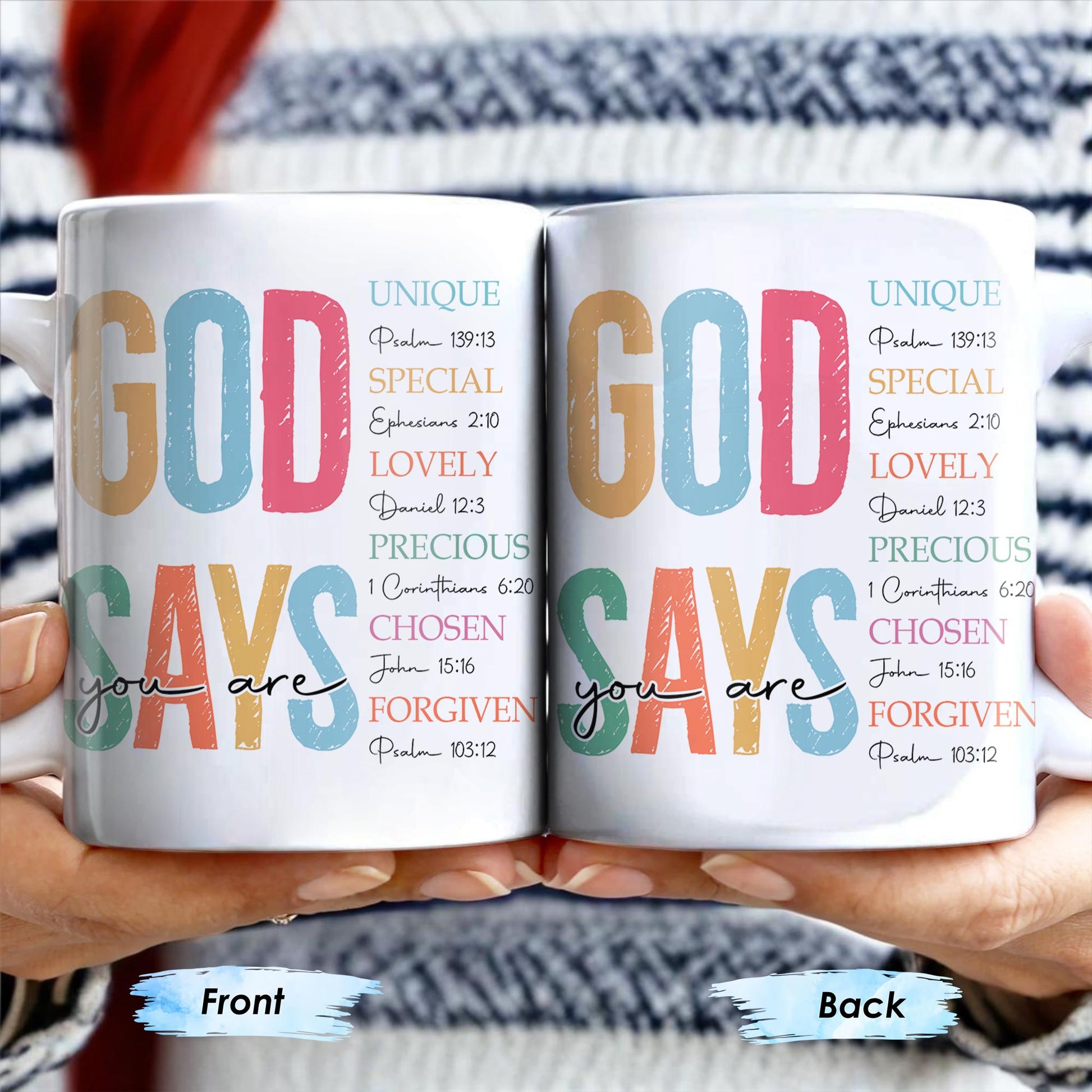 God Says You Are Unique, Special, Lovely, Precious, Chosen, Forgiven