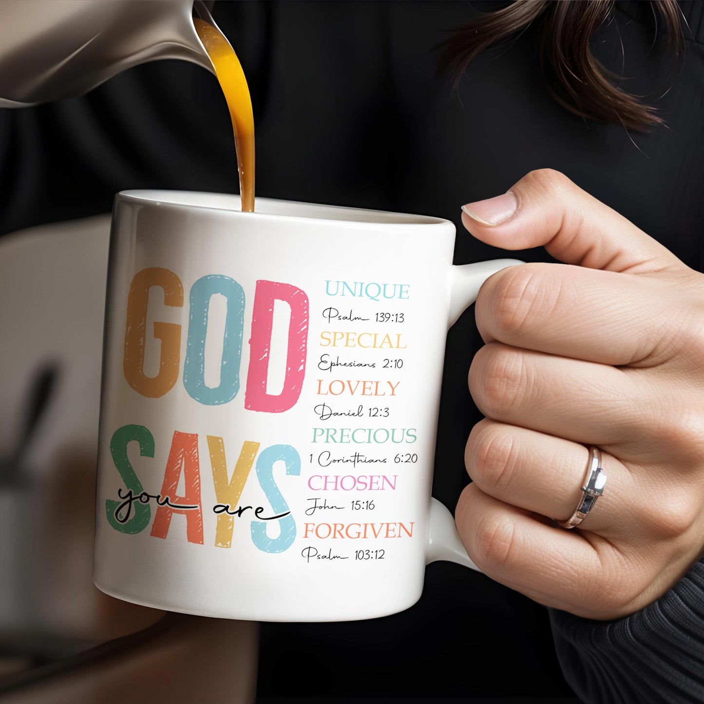 God Says You Are Unique, Special, Lovely, Precious, Chosen, Forgiven