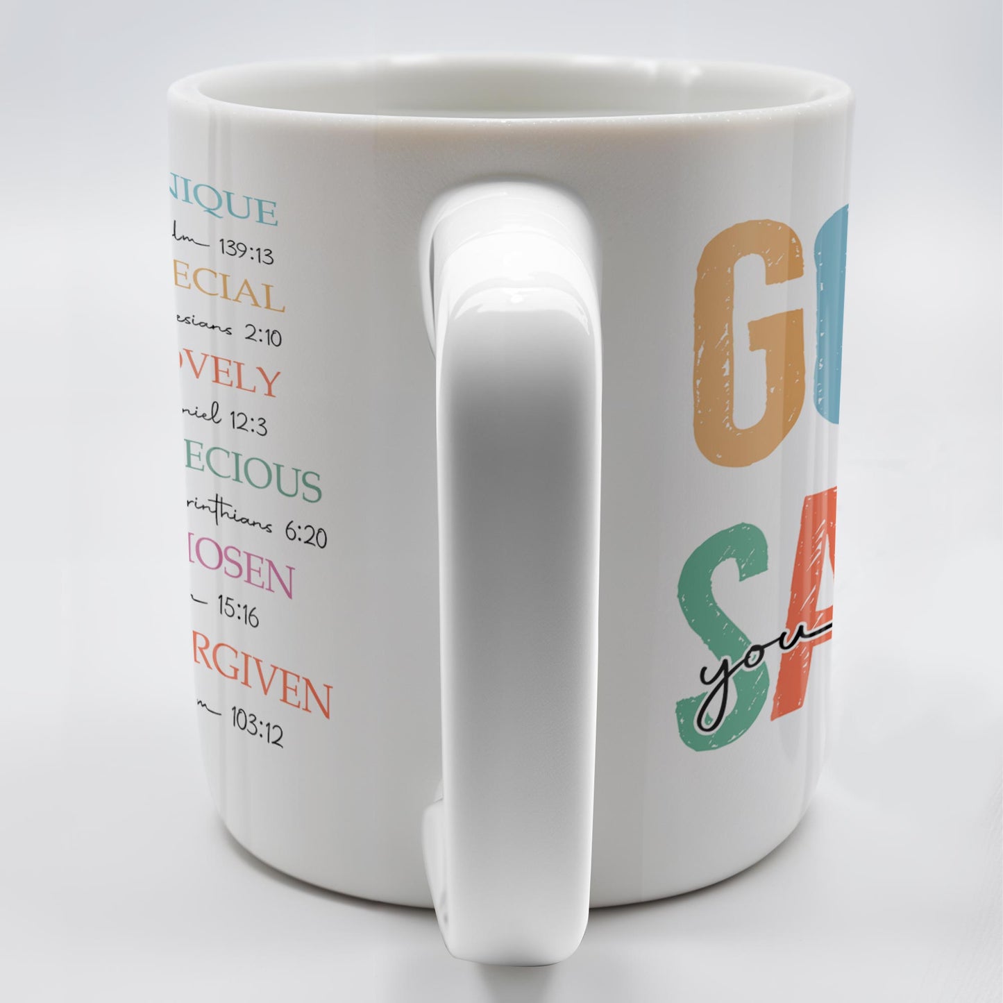 God Says You Are Unique, Special, Lovely, Precious, Chosen, Forgiven