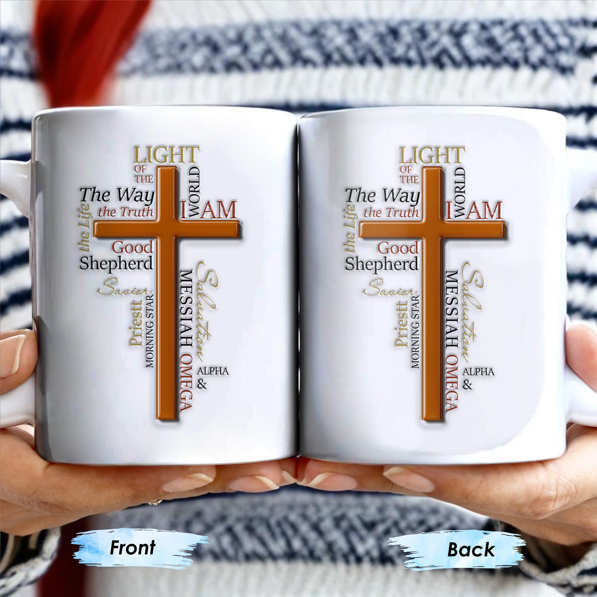 Light Of The Way, The Truth, Good Shepherd, Alpha & Omega, Messiah, Cross and Religious Text