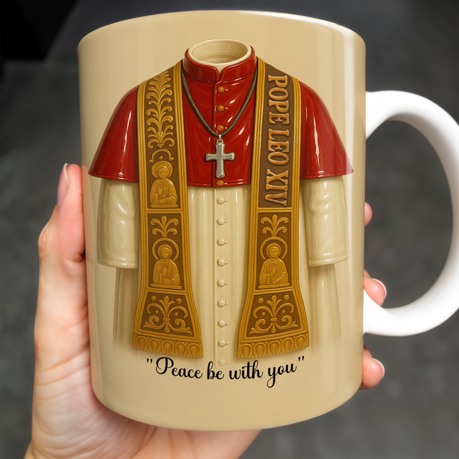 Peace Be With You, Papal Vestments and Cross