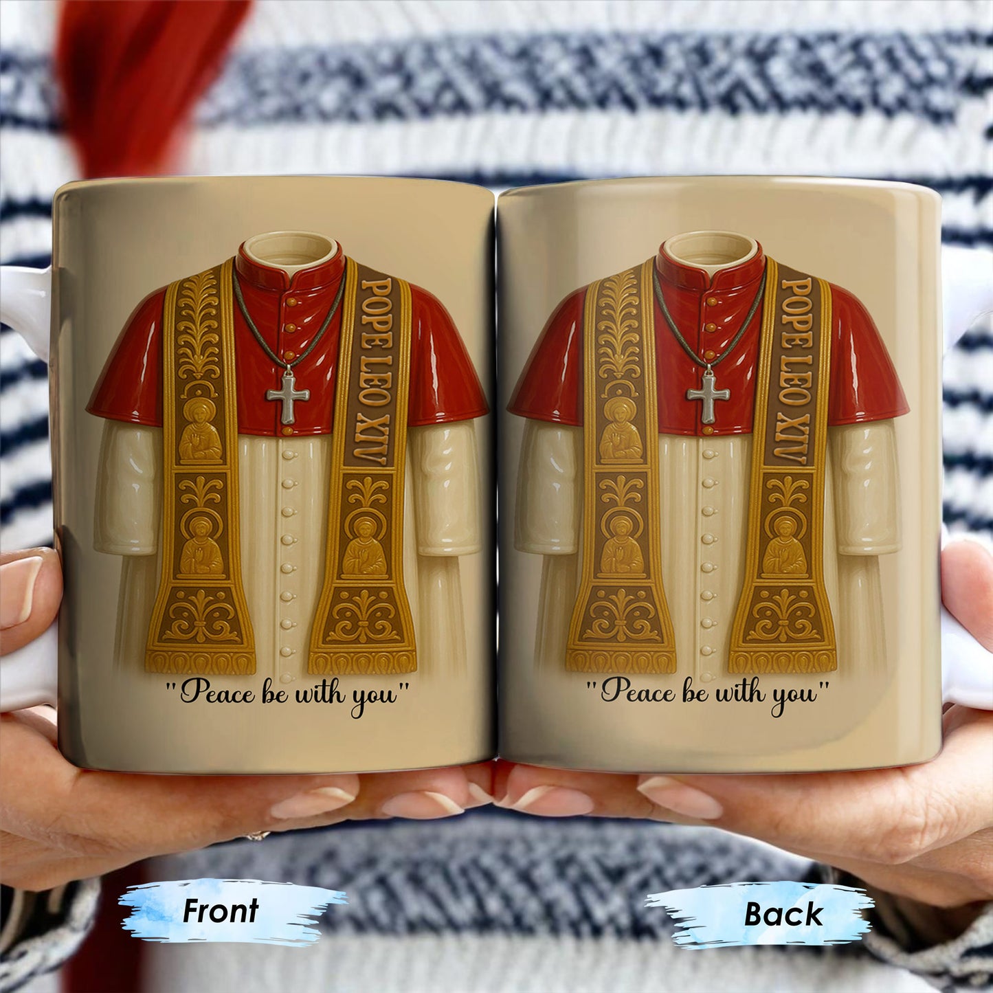 Peace Be With You, Papal Vestments and Cross