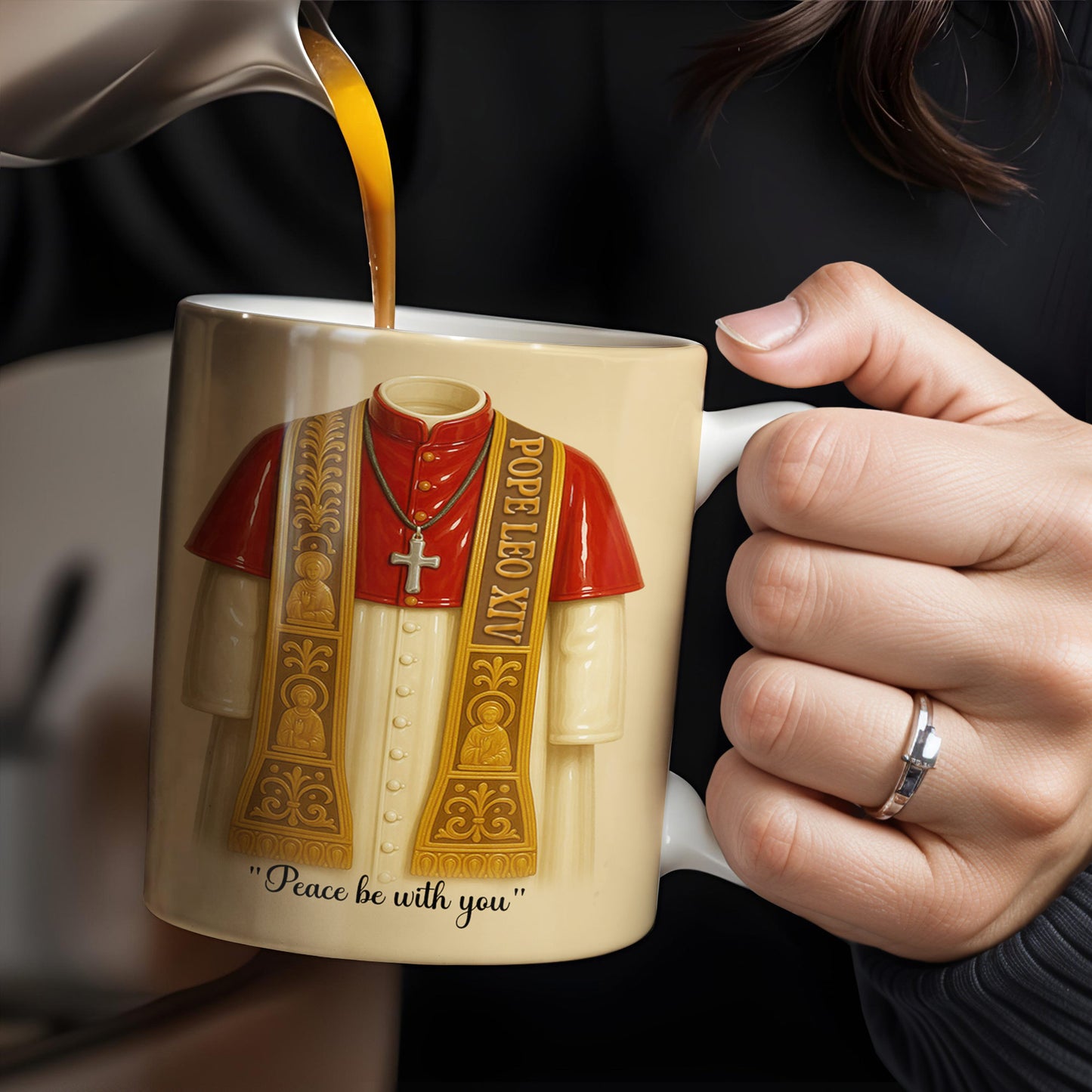 Peace Be With You, Papal Vestments and Cross