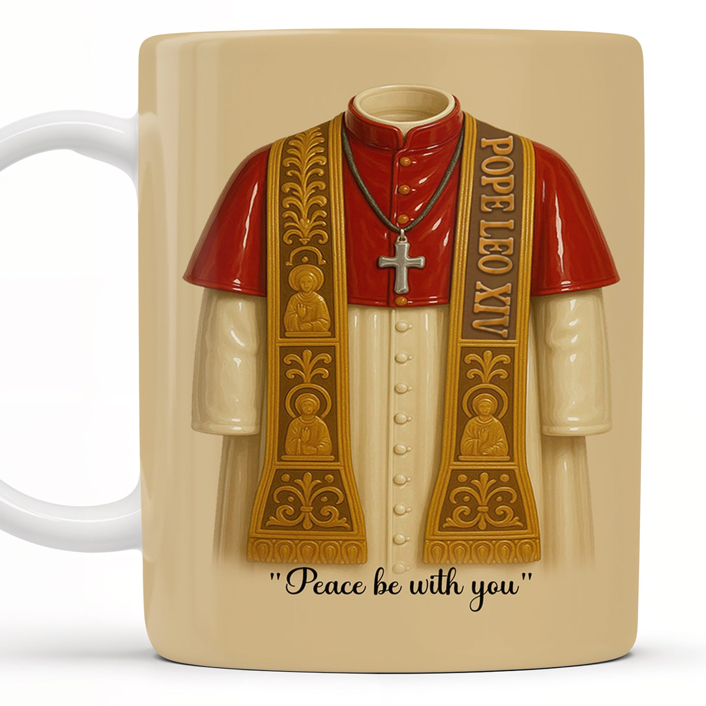 Peace Be With You, Papal Vestments and Cross