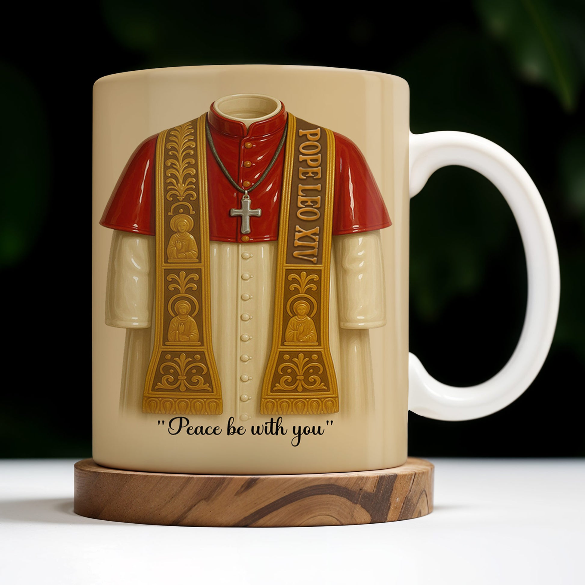 Peace Be With You, Papal Vestments and Cross