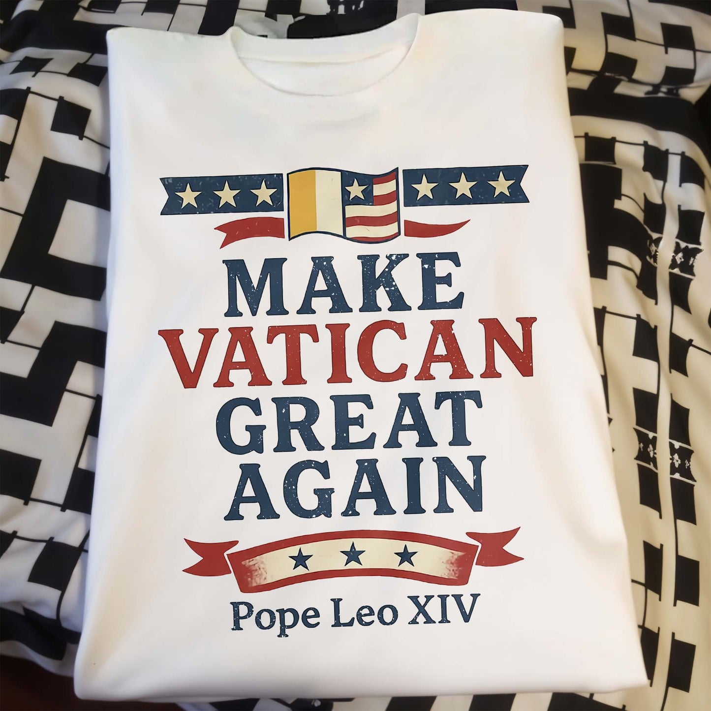 Make Vatican Great Again, Flag and Stars
