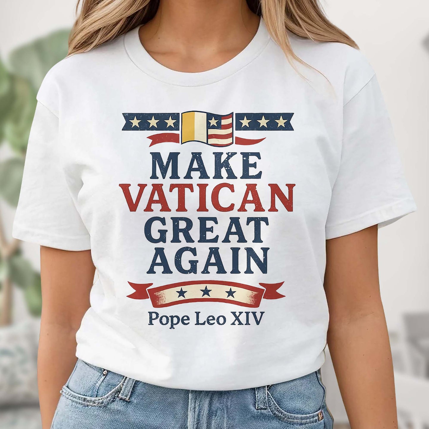 Make Vatican Great Again, Flag and Stars