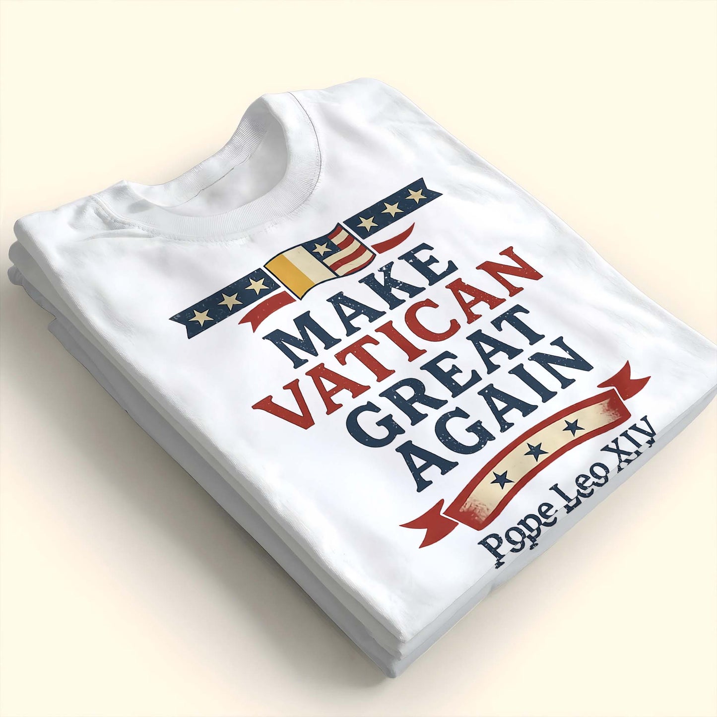 Make Vatican Great Again, Flag and Stars