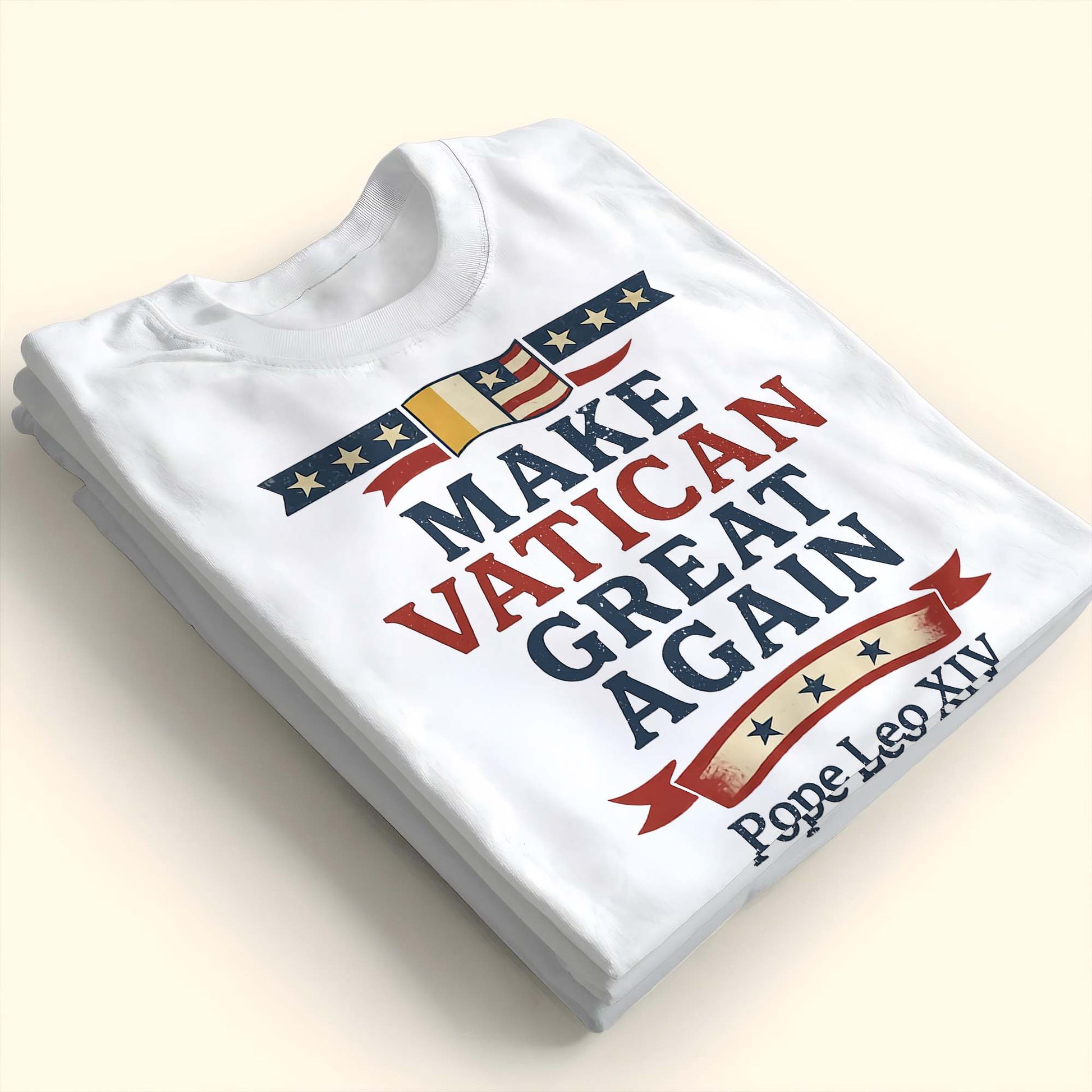 Make Vatican Great Again, Flag and Stars