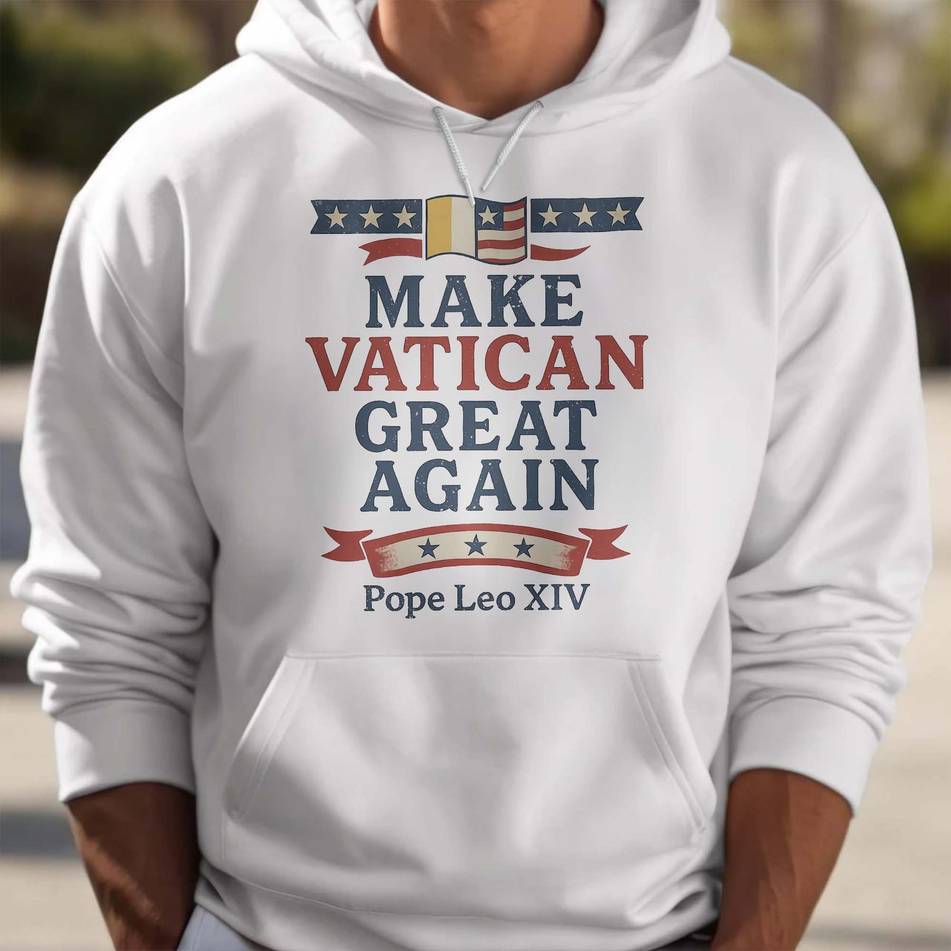 Make Vatican Great Again, Flag and Stars