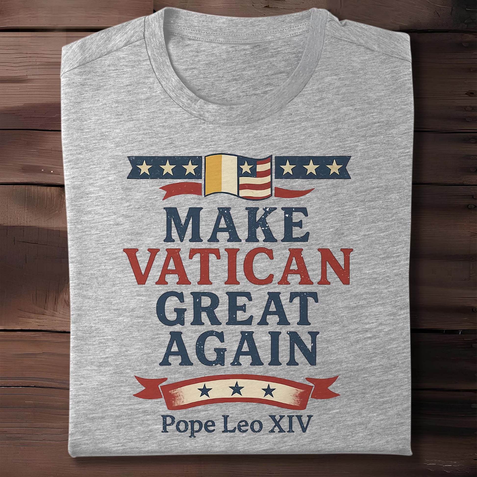 Make Vatican Great Again, Flag and Stars