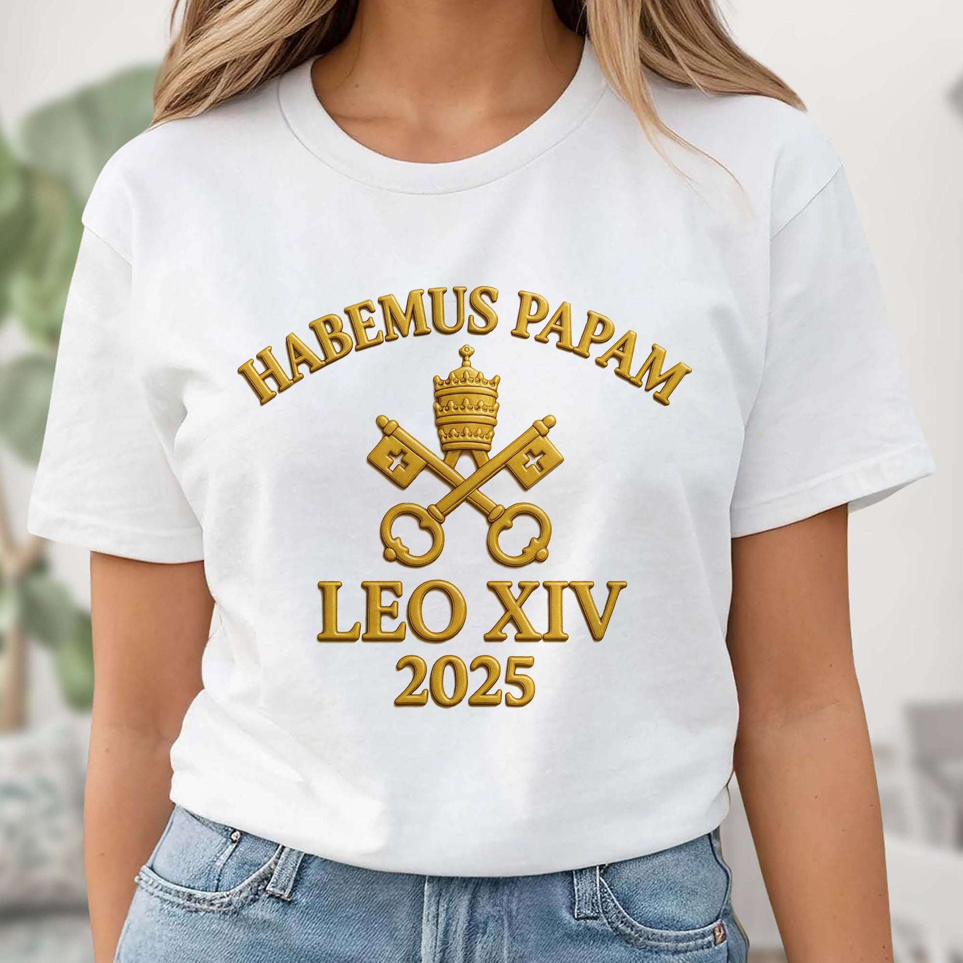 Habemus Papam Leo XIV 2025, Papal Crown and Keys