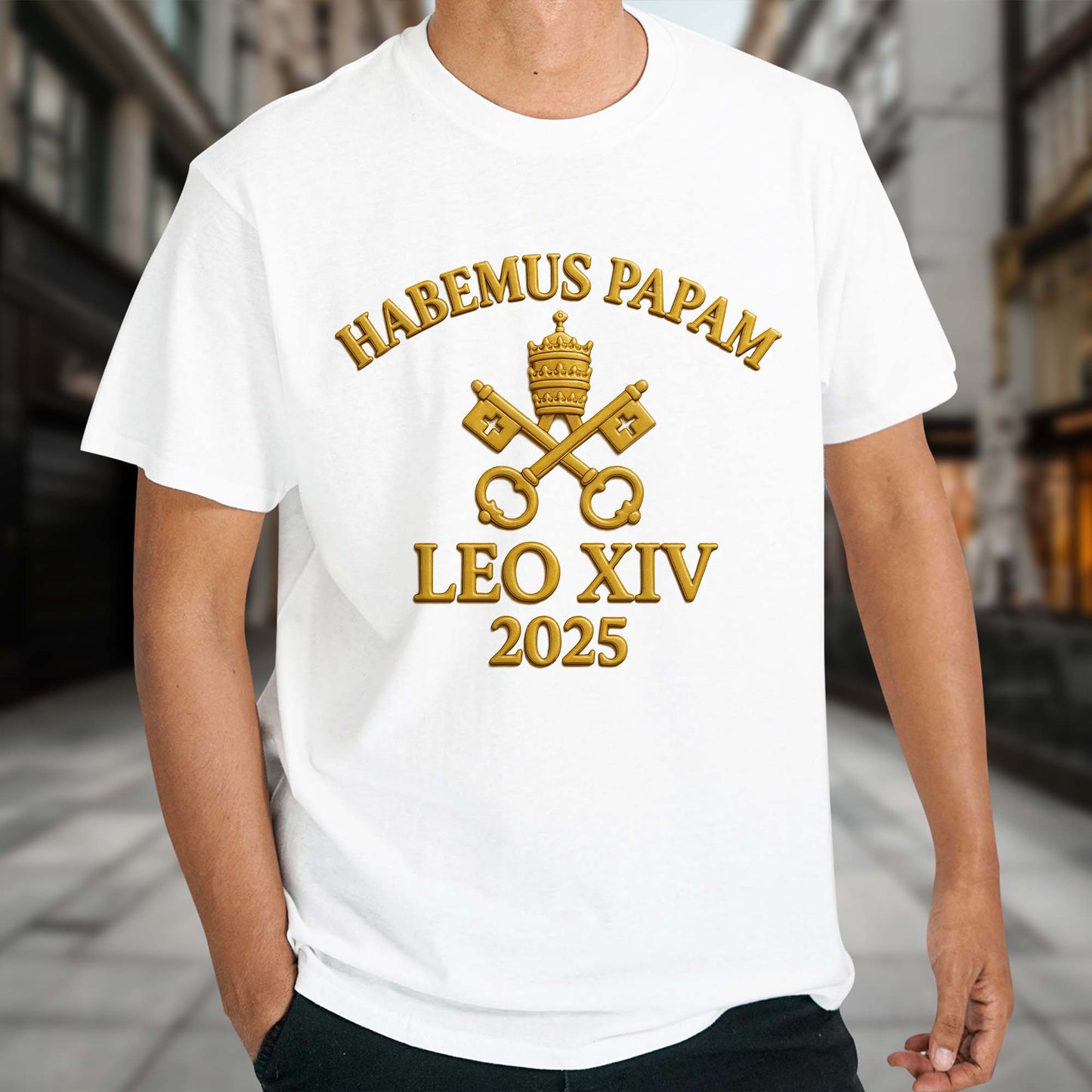 Habemus Papam Leo XIV 2025, Papal Crown and Keys
