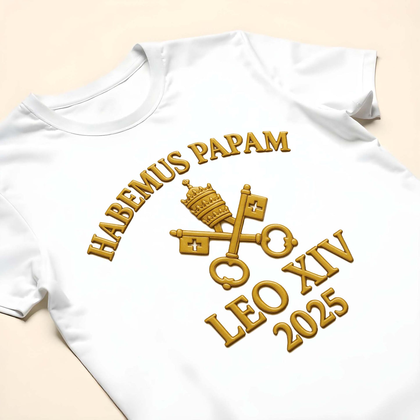 Habemus Papam Leo XIV 2025, Papal Crown and Keys