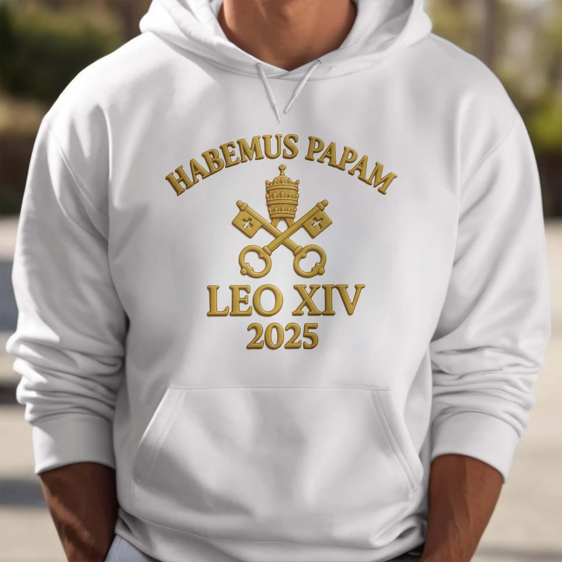 Habemus Papam Leo XIV 2025, Papal Crown and Keys