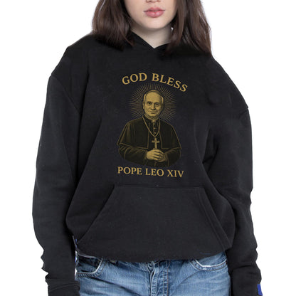 God Bless Pope Leo XIV, Catholic Religious T-Shirt