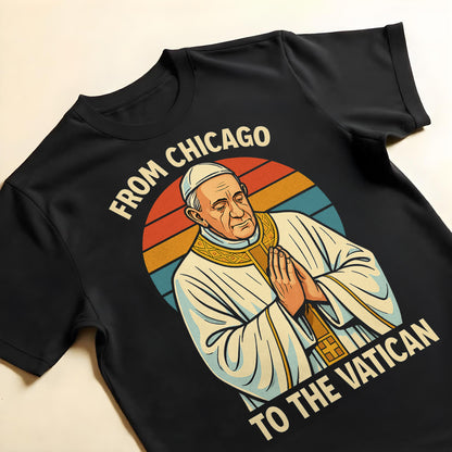 From Chicago To The Vatican, Pope And Rainbow Design
