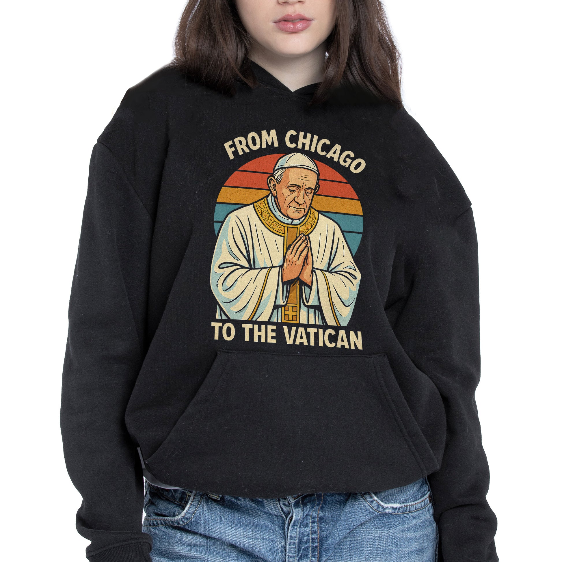 From Chicago To The Vatican, Pope And Rainbow Design