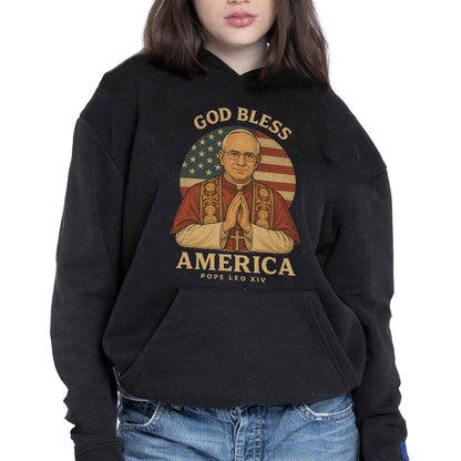 God Bless America, Pope Leo XIV, American Flag
