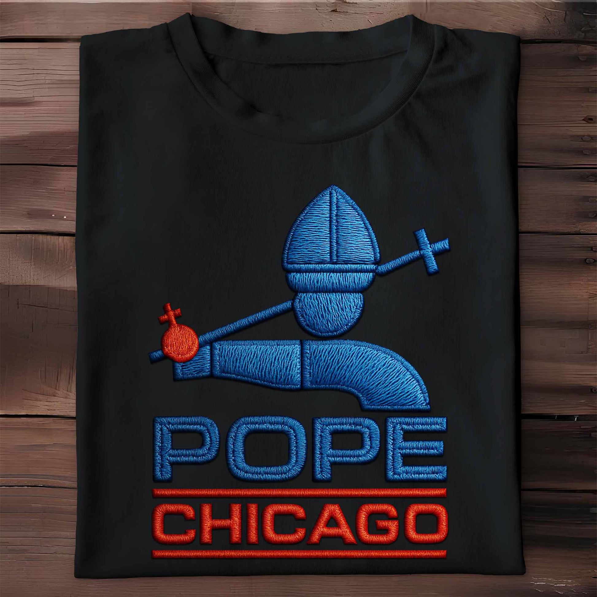Pope Chicago Mitral Hat and Cross Design