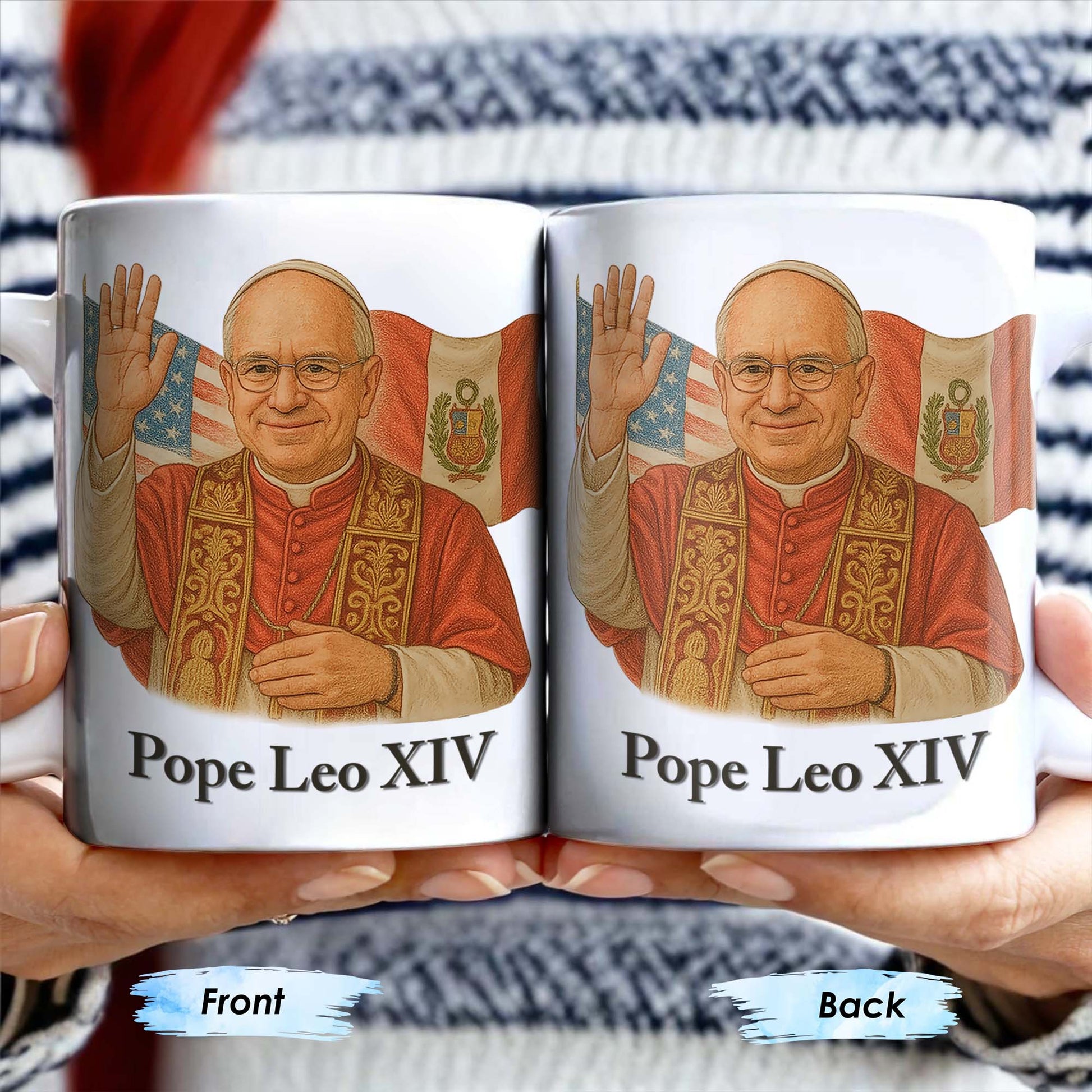 Pope Leo XIV, Flags
