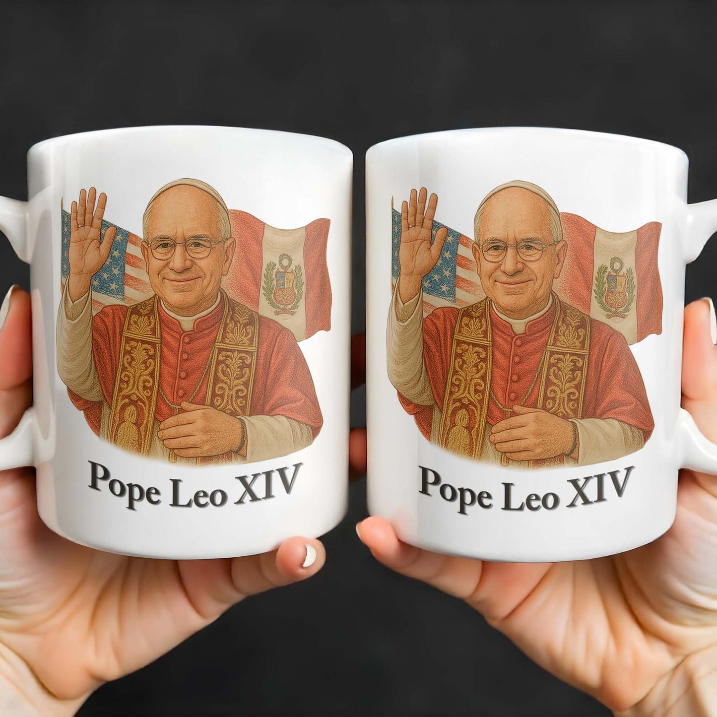 Pope Leo XIV, Flags