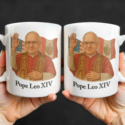 Pope Leo XIV, Flags