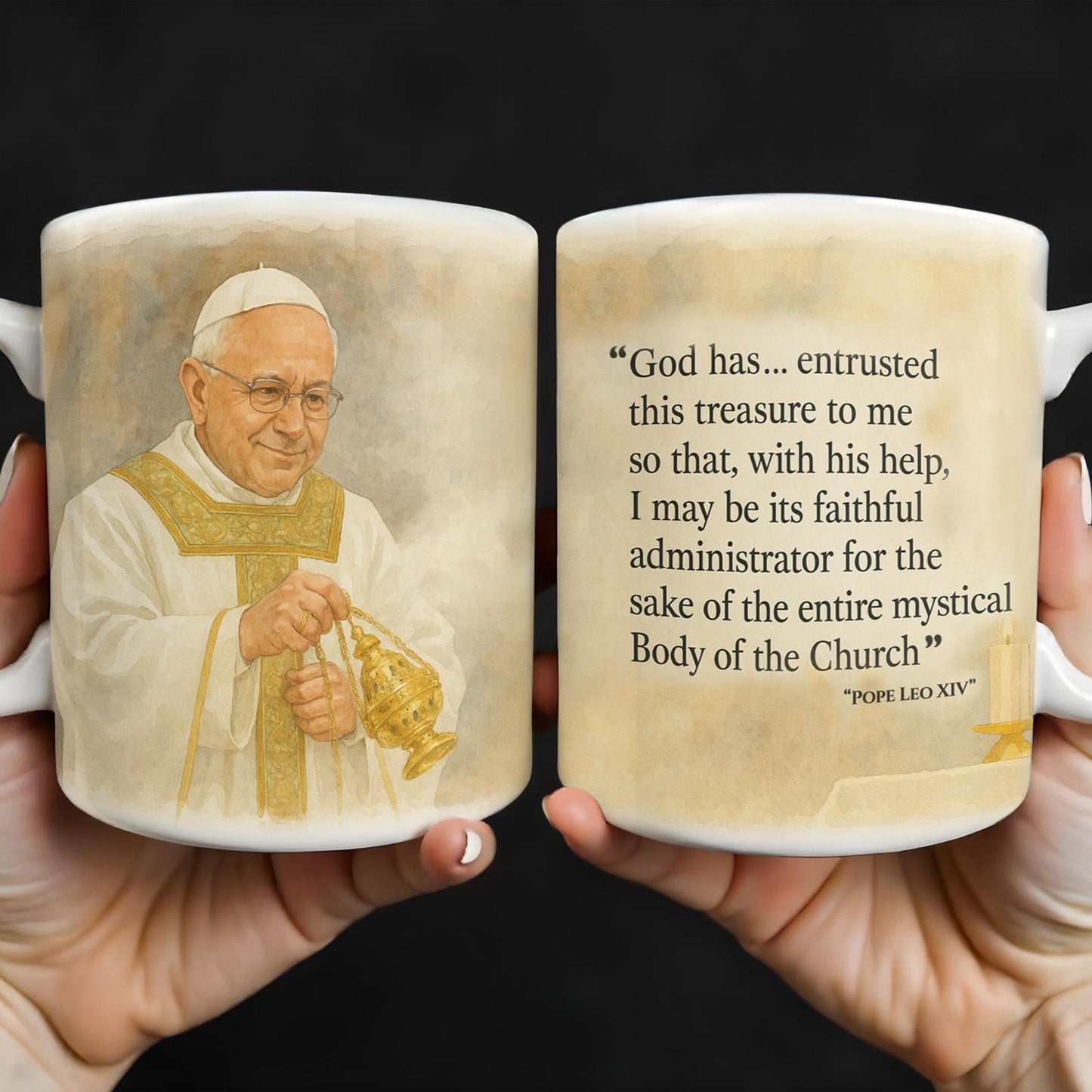 God Has... Entrusted This Treasure To Me, Pope And Censer