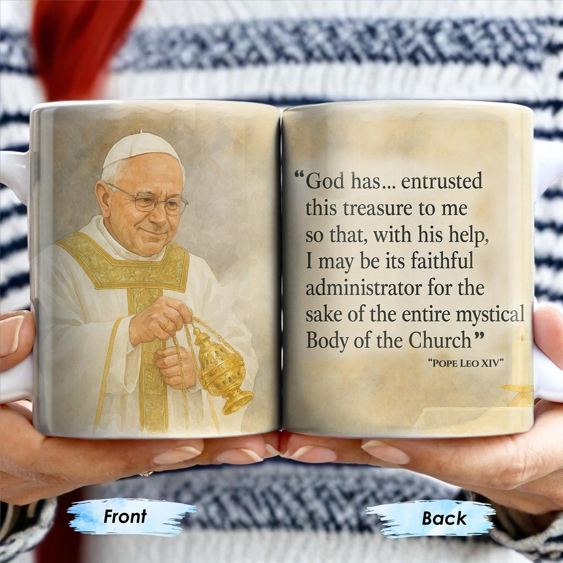 God Has... Entrusted This Treasure To Me, Pope And Censer