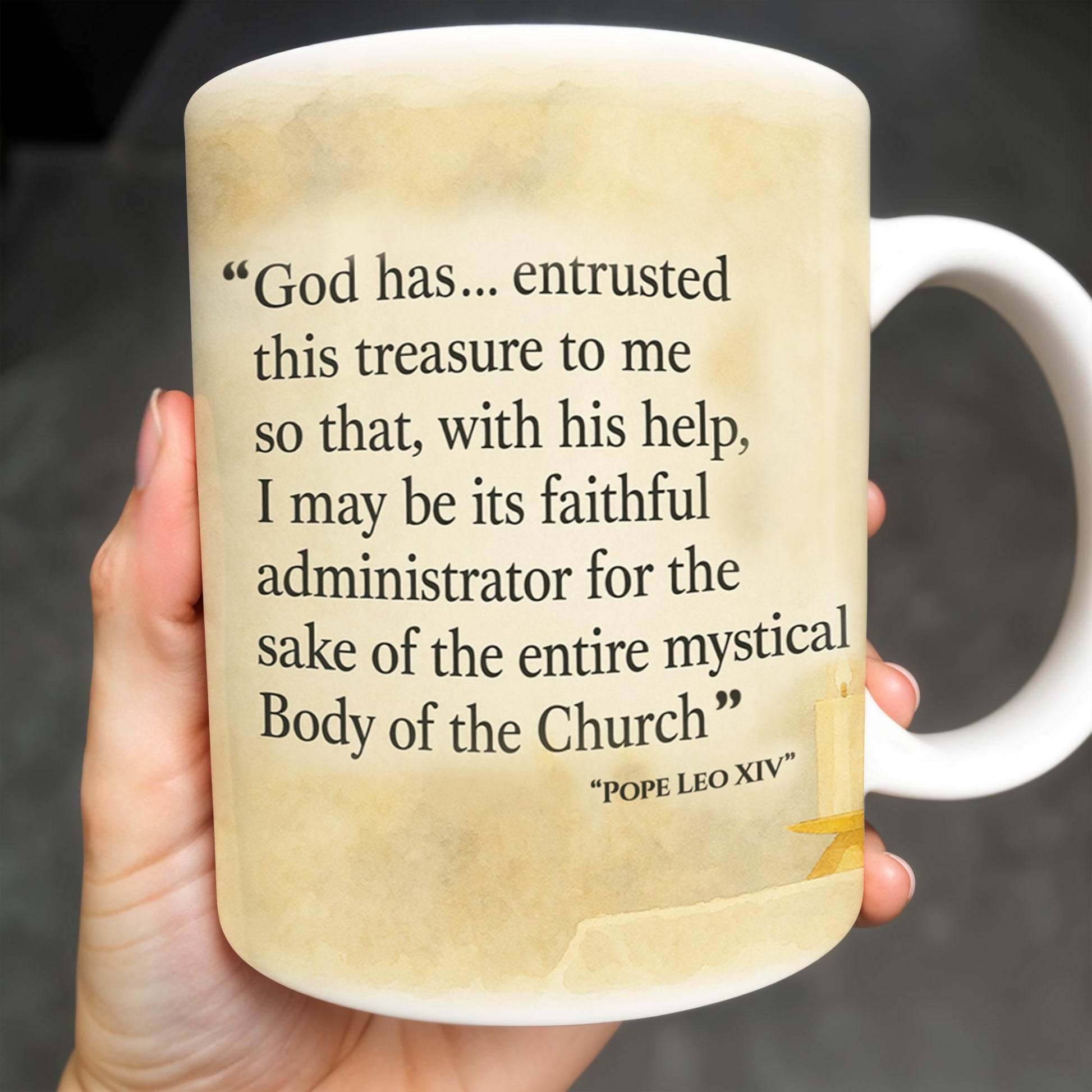 God Has... Entrusted This Treasure To Me, Pope And Censer