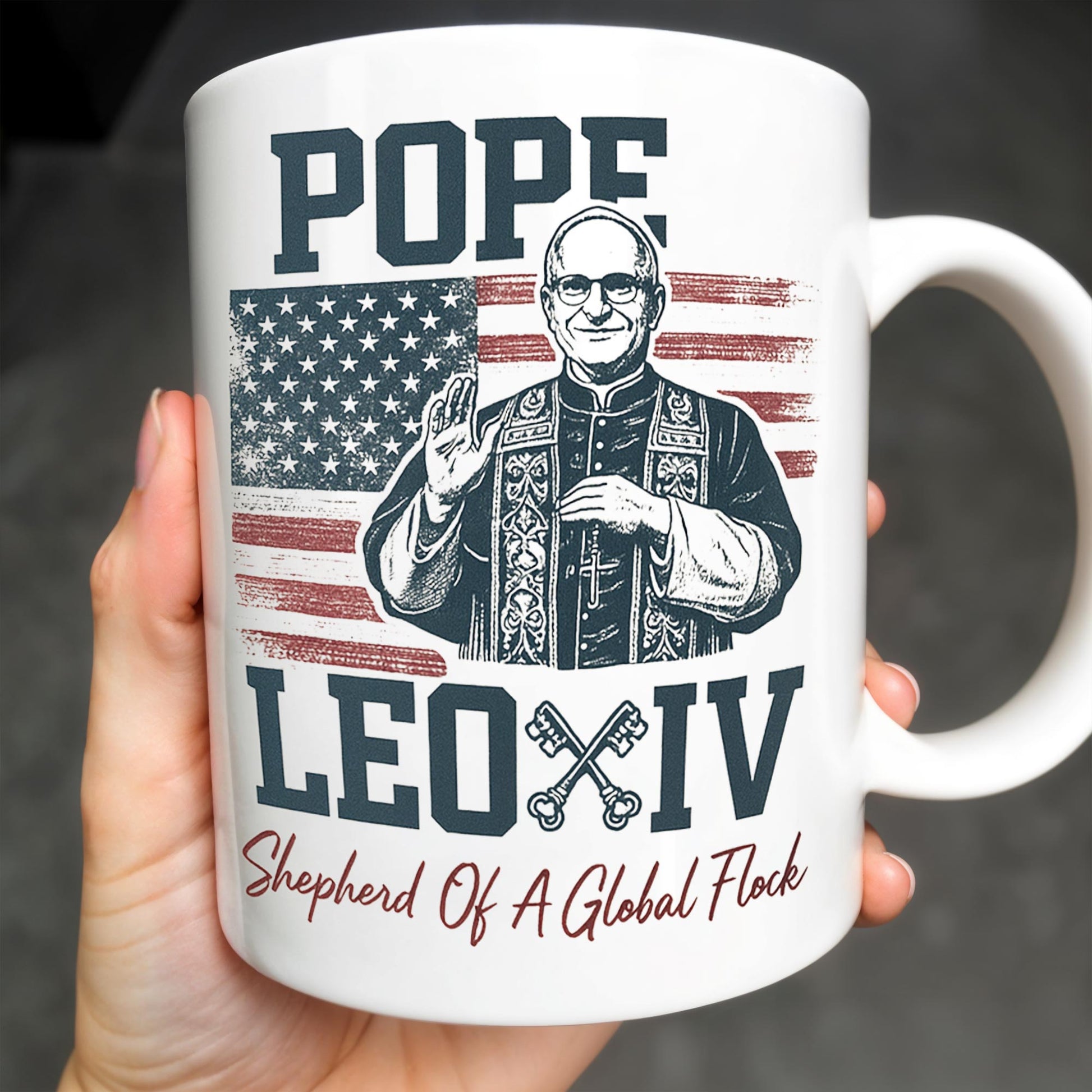 Pope Leo XIV, Shepherd Of A Global Flock, American Flag