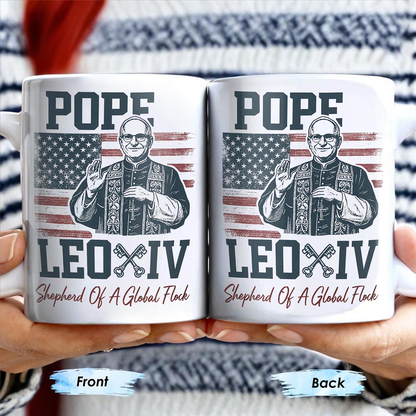 Pope Leo XIV, Shepherd Of A Global Flock, American Flag