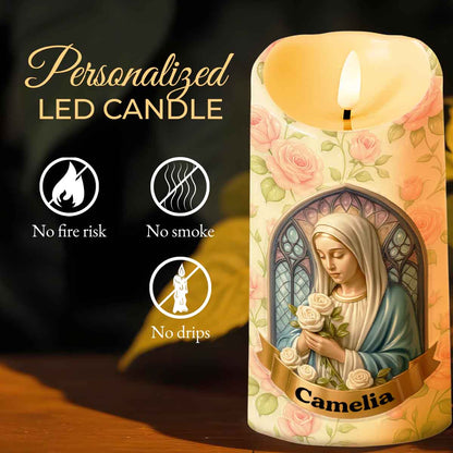 Tranquil Beauty Of Faith And Roses