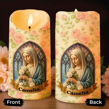 Tranquil Beauty Of Faith And Roses