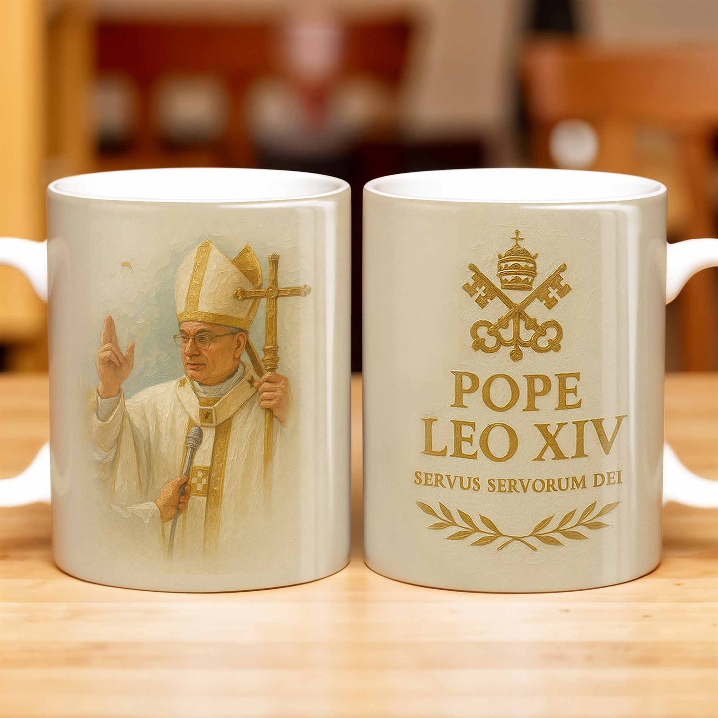 Pope Leo XIV Servus Servorum Dei, Religious Symbols