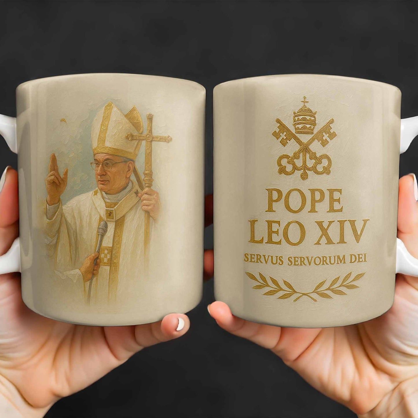 Pope Leo XIV Servus Servorum Dei, Religious Symbols