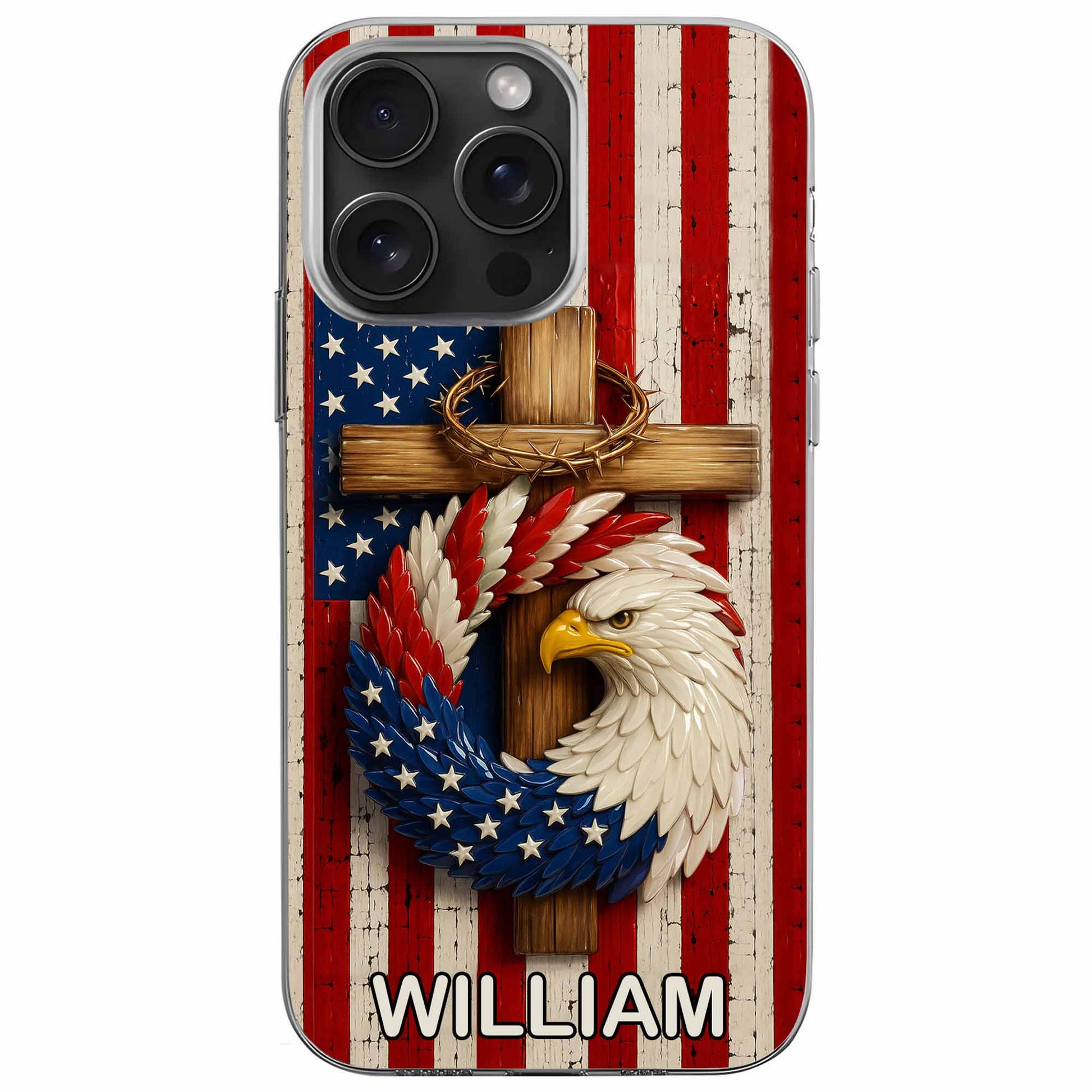 Proudly Embrace Your Freedom And Heritage With American Flag And Eagle